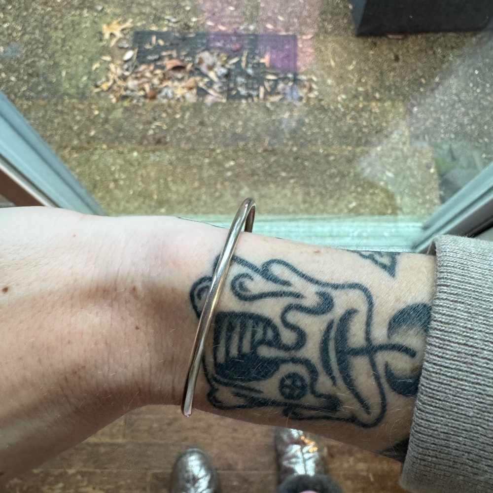 Native American Solid Bangle - image 2